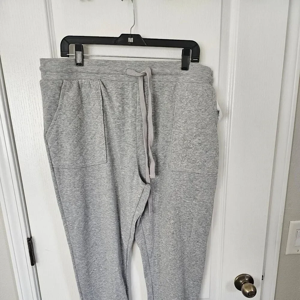 Disney Women's Grey Joggers-tracksuits